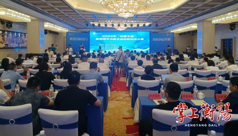 2024年“創客中國”衡陽市中小微企業創新創業大賽復賽落幕 